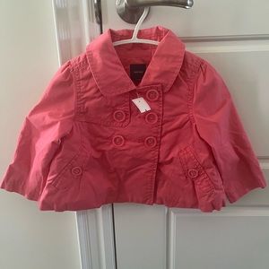 Gap pink girls spring or fall jacket 18-24M NWT Ret $115
